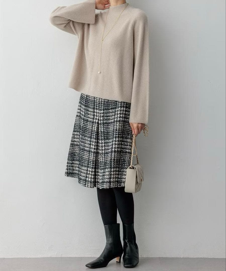 23区 ファンシーツイード スカート 44