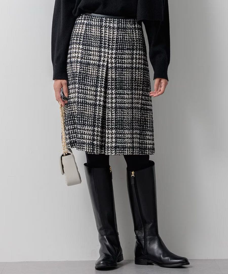 23区 ファンシーツイード スカート 44