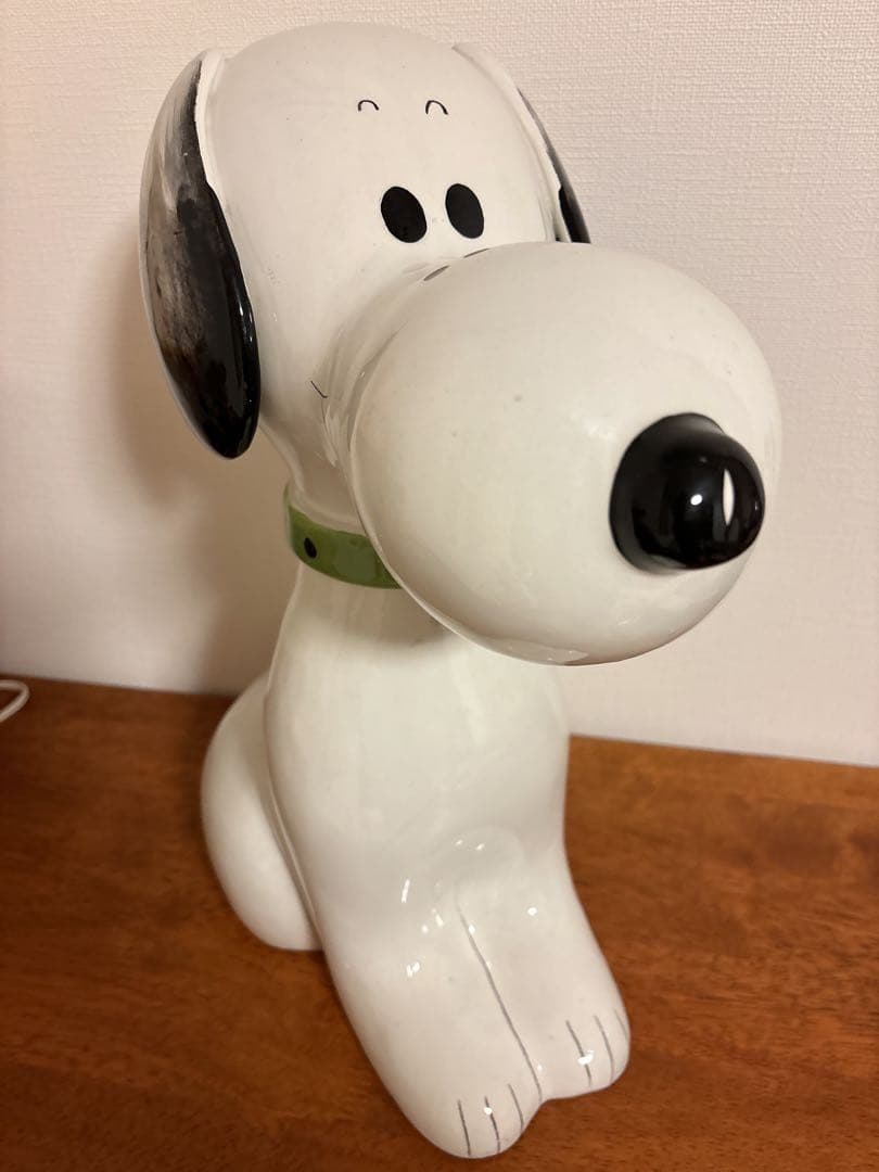PEANUTS イタリーバンク　スヌーピー  ラージ　陶器　バンク