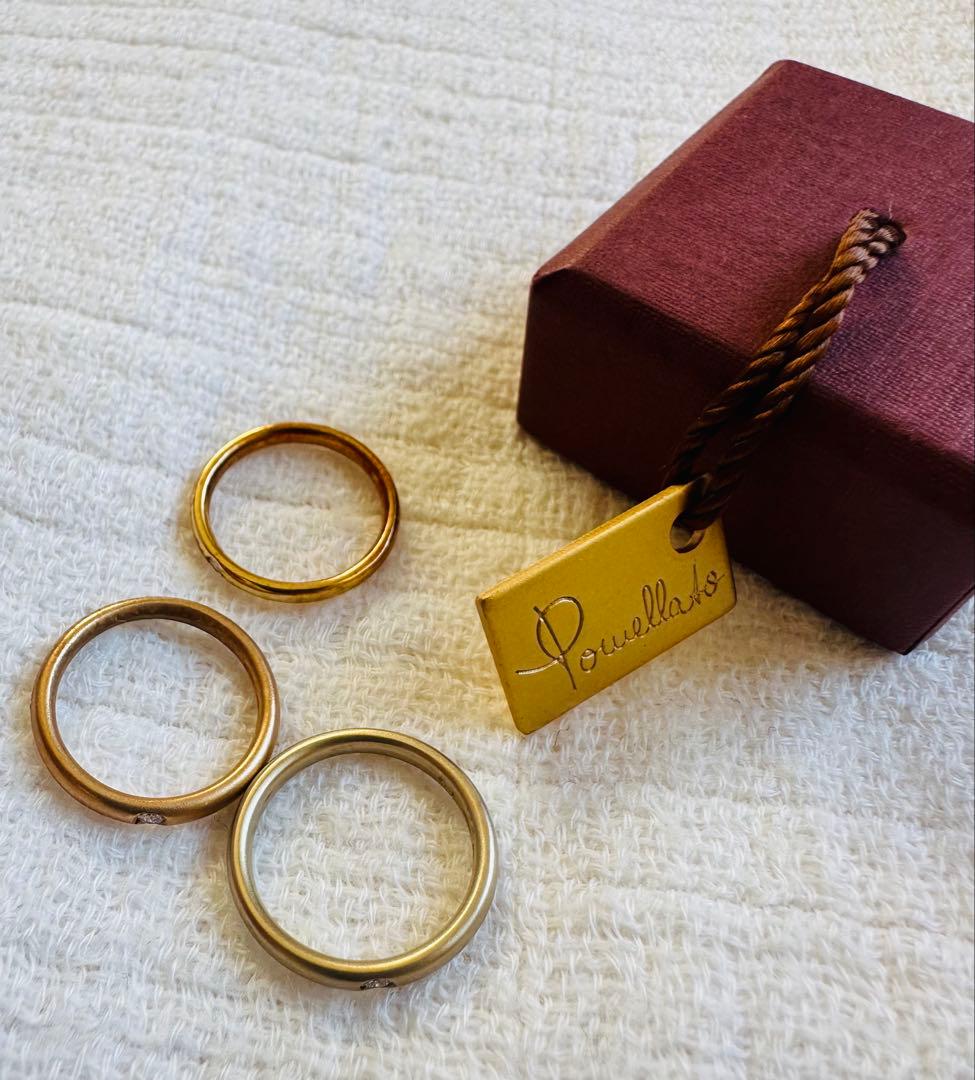 Pomellatoポメラート ルッチョレ リング K18YG•PG•WG ダイヤ