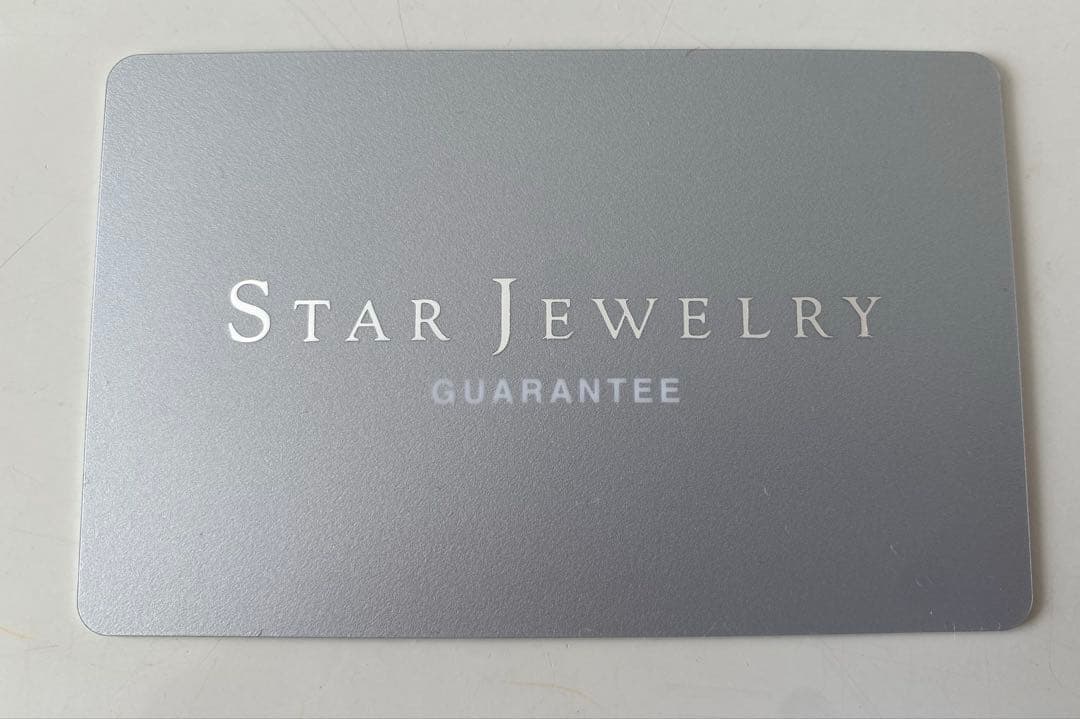 スタージュエリー K18 ダイヤモンドピアス 0.02ct 両耳 鑑定カード付