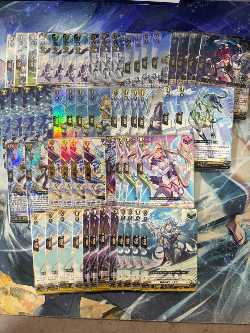 閃迅僚団アオイ　デッキ　パーツ付き