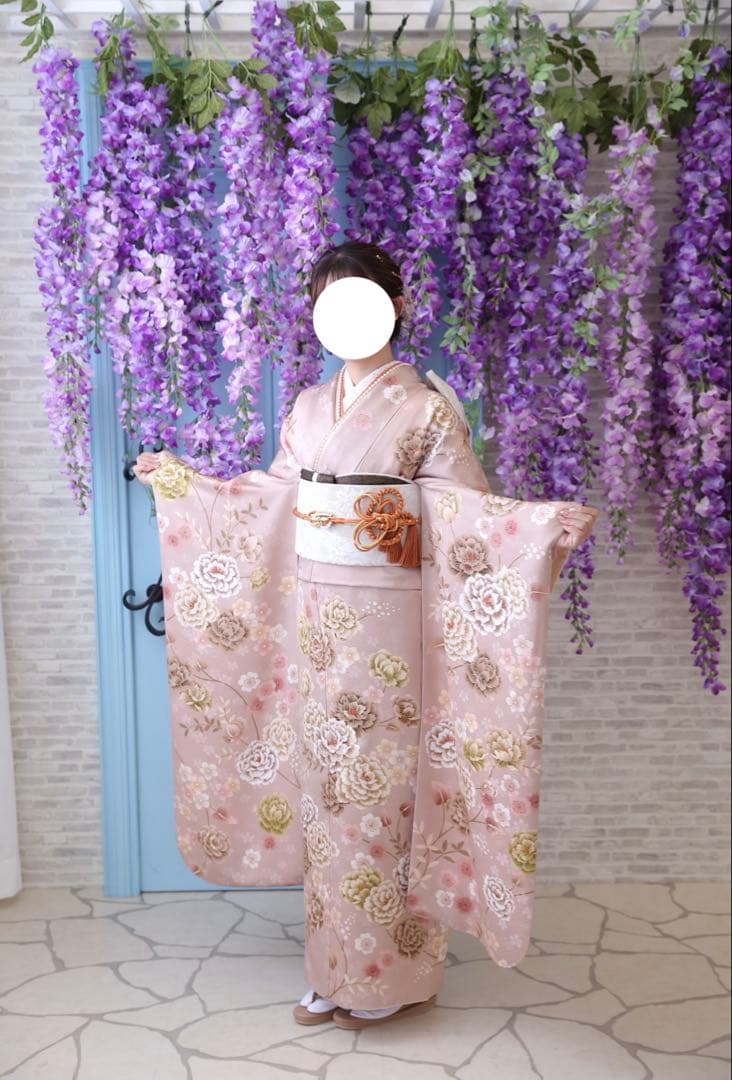 振袖フルセット ピンク 一蔵 オンディーヌ Ondine 成人式 淡色 くすみ