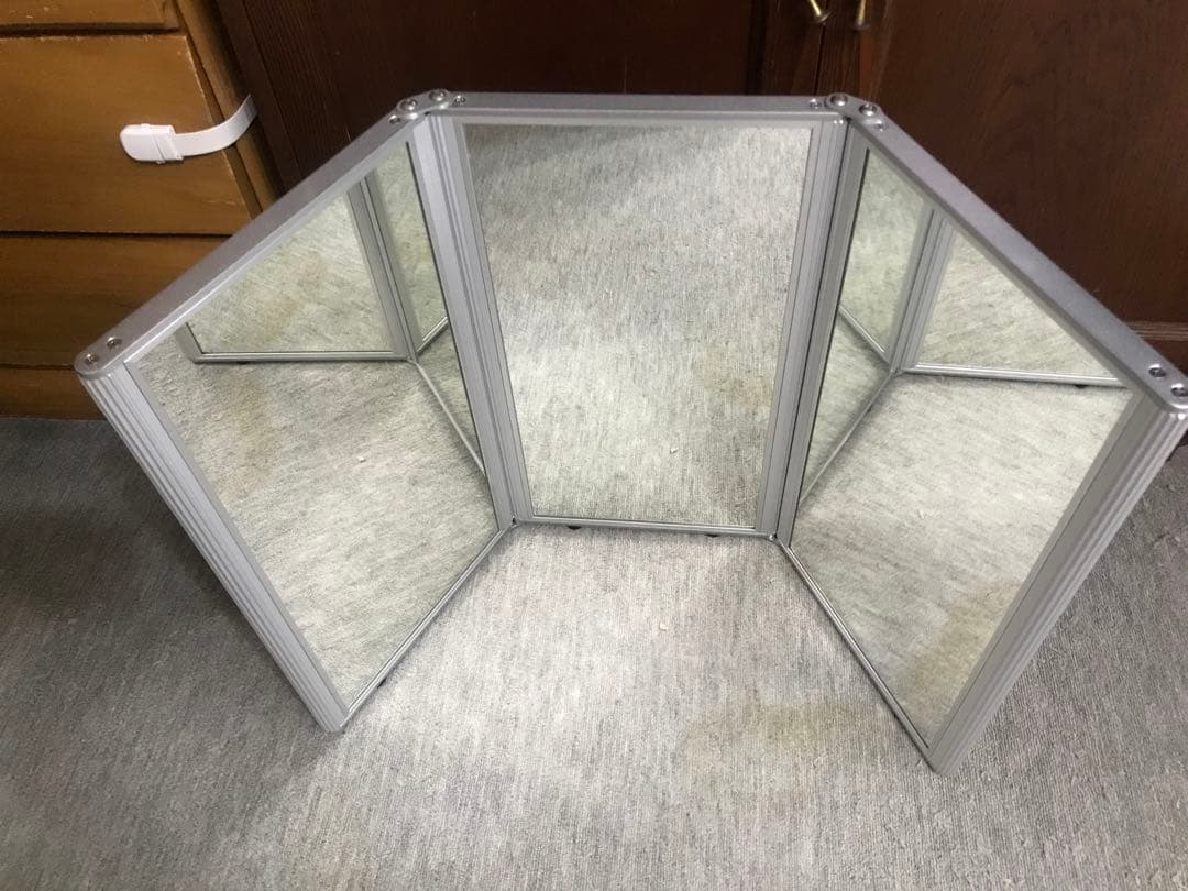 三面鏡　卓上　折りたたみ式