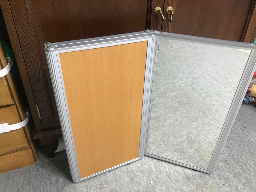 三面鏡　卓上　折りたたみ式