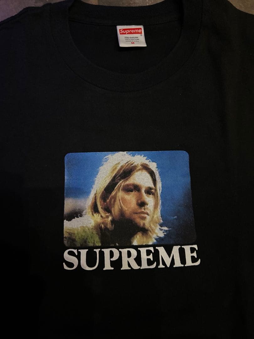 supreme  cobain tee BLACK M カートコバーン