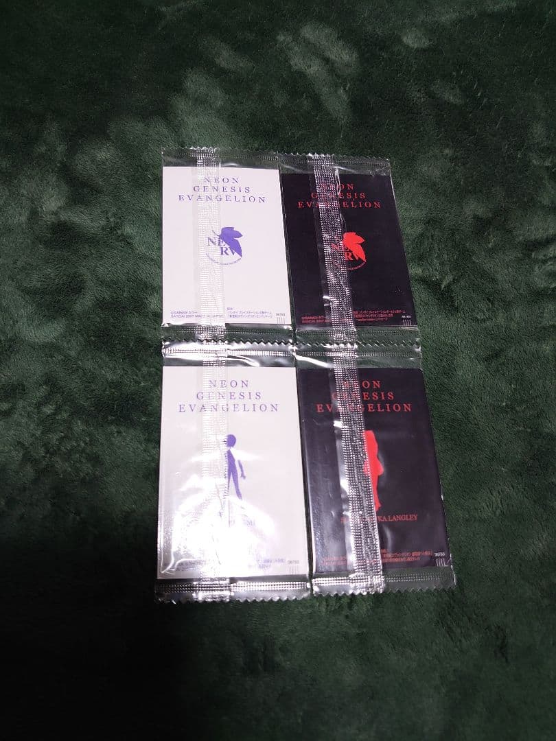 希少品 chap.1&2&3のみ 内袋未開封 エヴァンゲリオンウェハースカード
