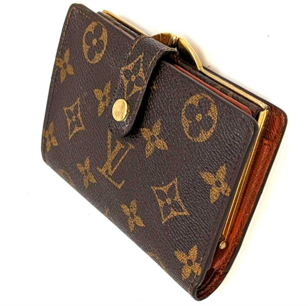 ルイヴィトン モノグラム ビエ ヴィエノワ がま口 折り財布 B26