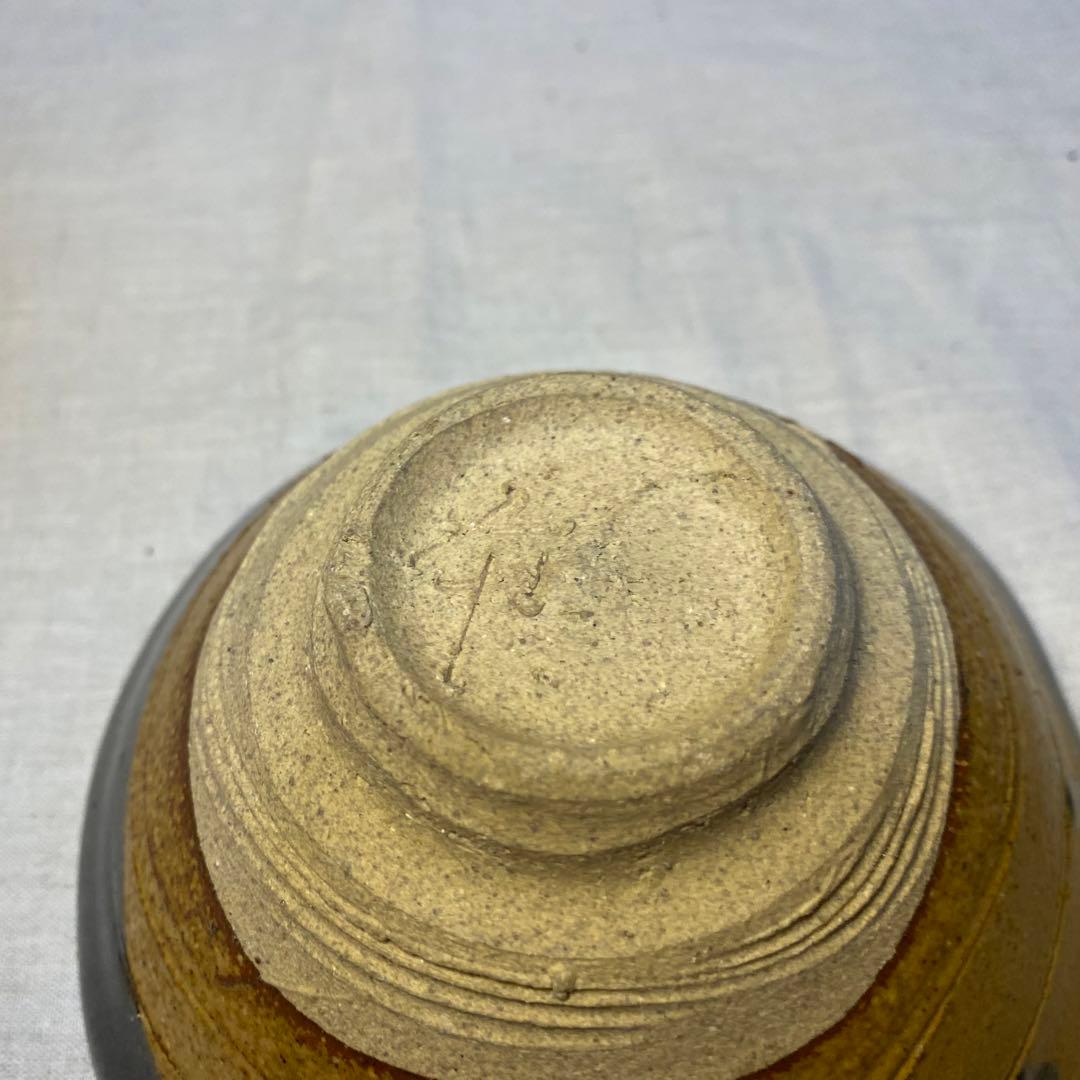 抹茶椀　平茶碗　茶道具　在銘　緑釉　2種　3客