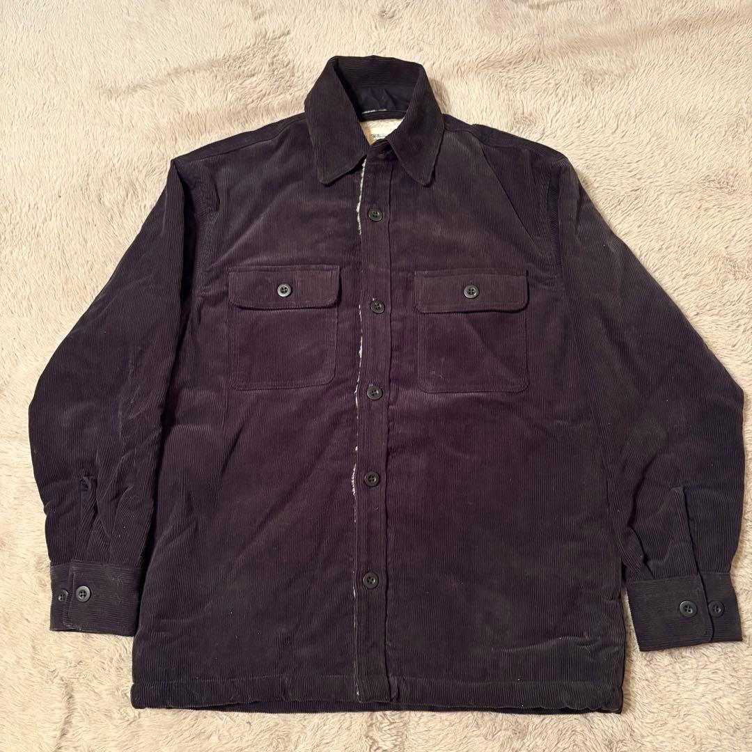 【ロンハーマン】コーデュロイ ボア　ジャケット　ブラック