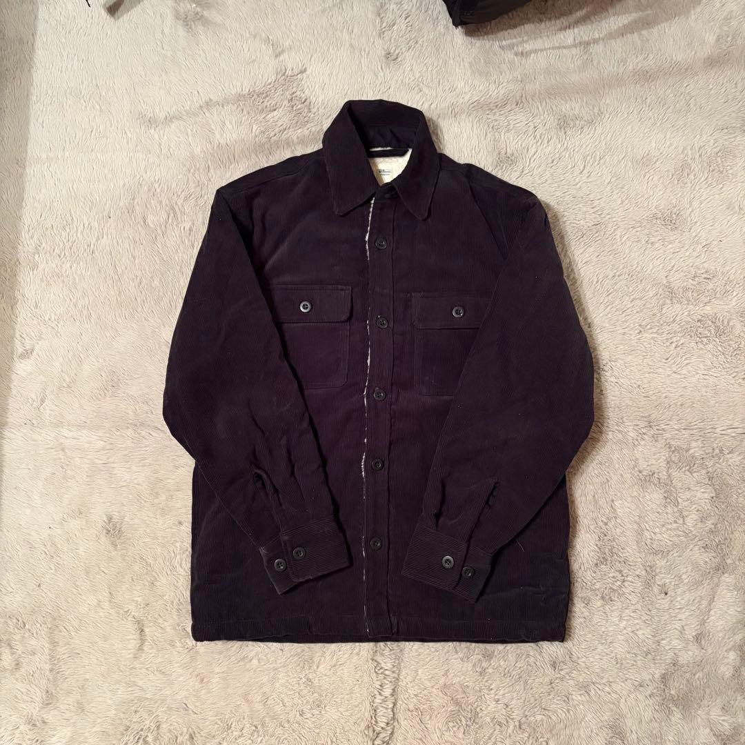 【ロンハーマン】コーデュロイ ボア　ジャケット　ブラック