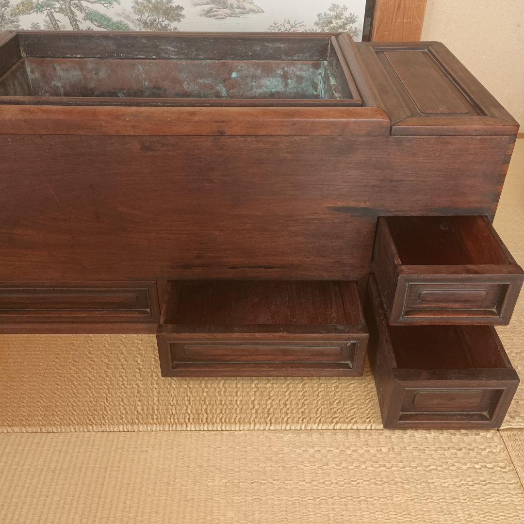 ★希少★ 関東火鉢 長方形 レトロ 骨董品 レア 送料込み