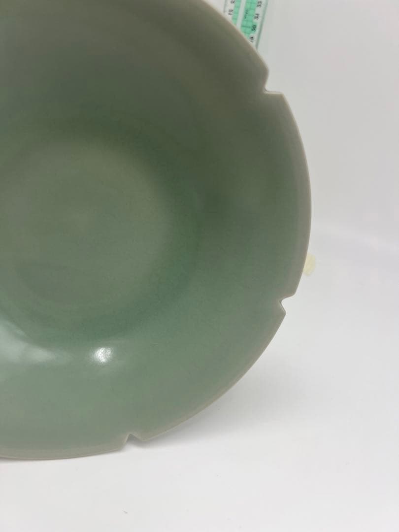 中国明清朝竜泉窯お皿　骨董　古美術　唐物コレクション　江戸アンティーク青磁