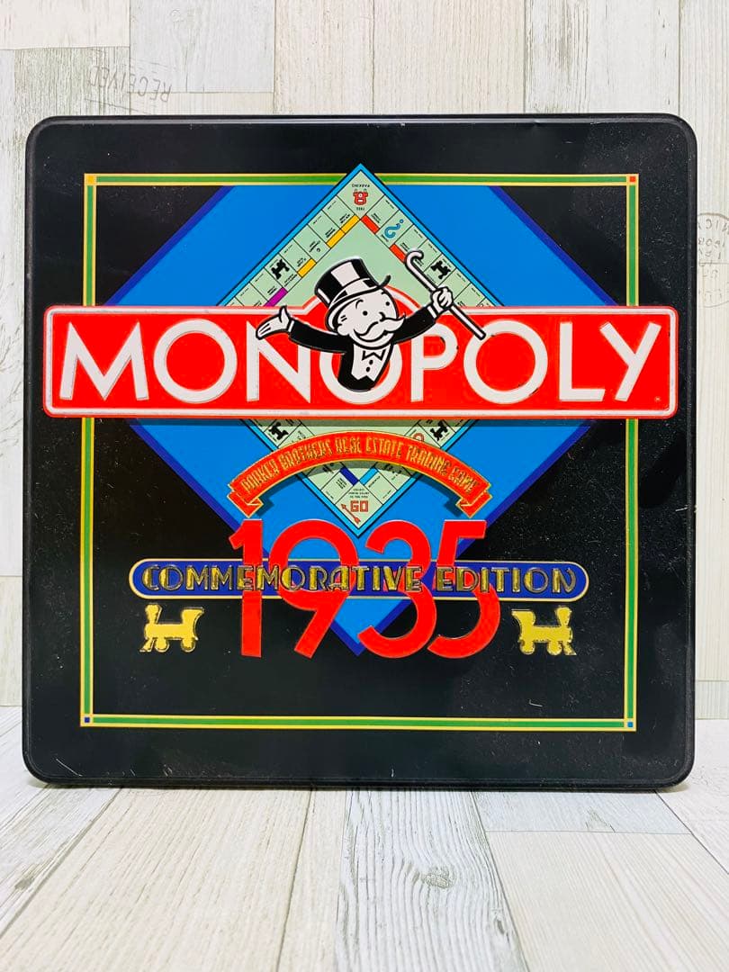【希少】モノポリー　1935年 記念版　復刻版　限定版　缶入り コレクション
