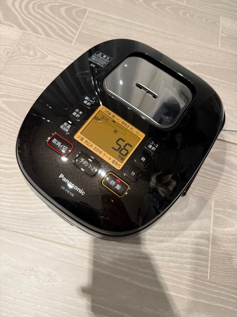 なち様　Panasonic 炊飯器 SR-HB108-K ブラック