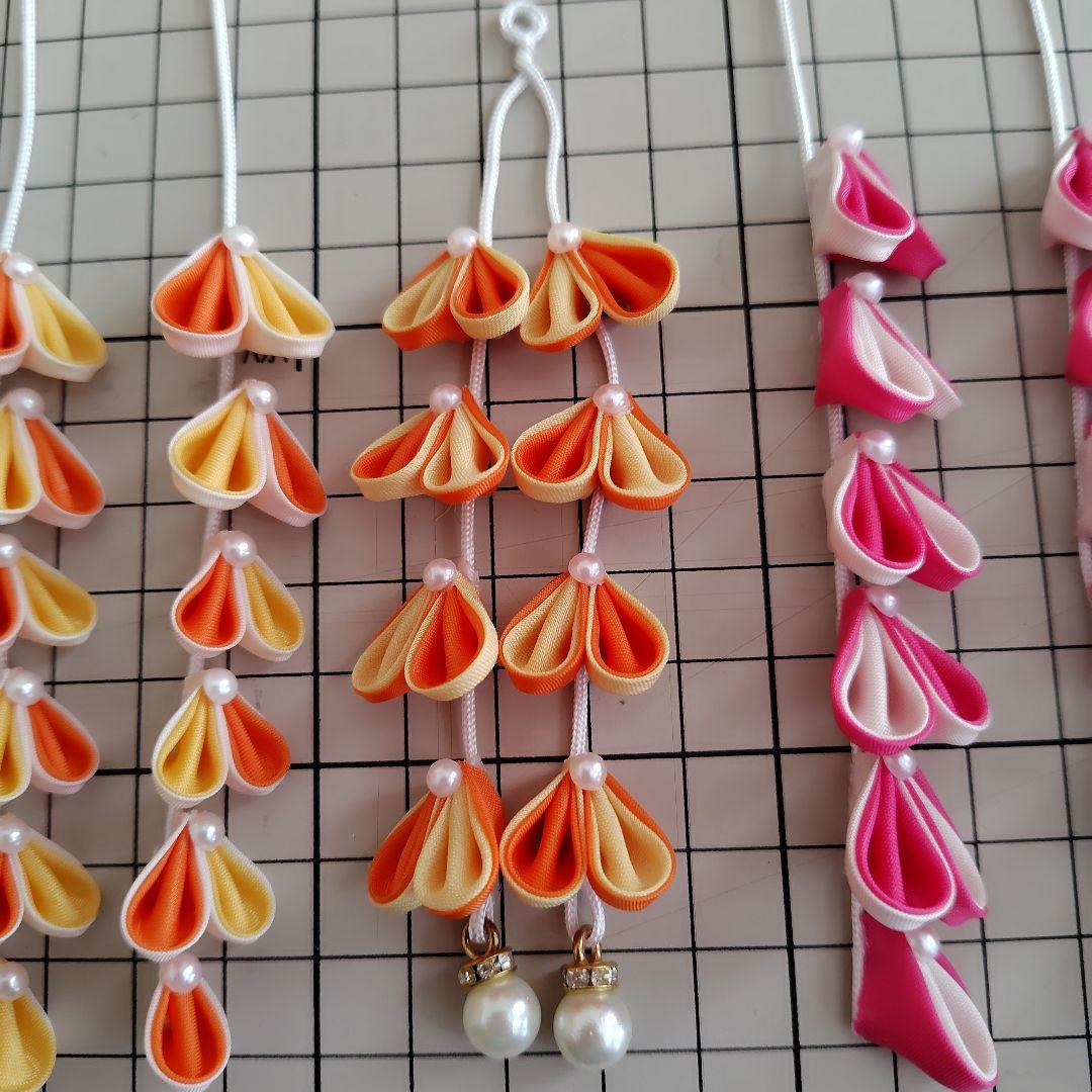 リリイです！つまみ細工下がりまとめ売り　うさぎの人形　鯉のぼり