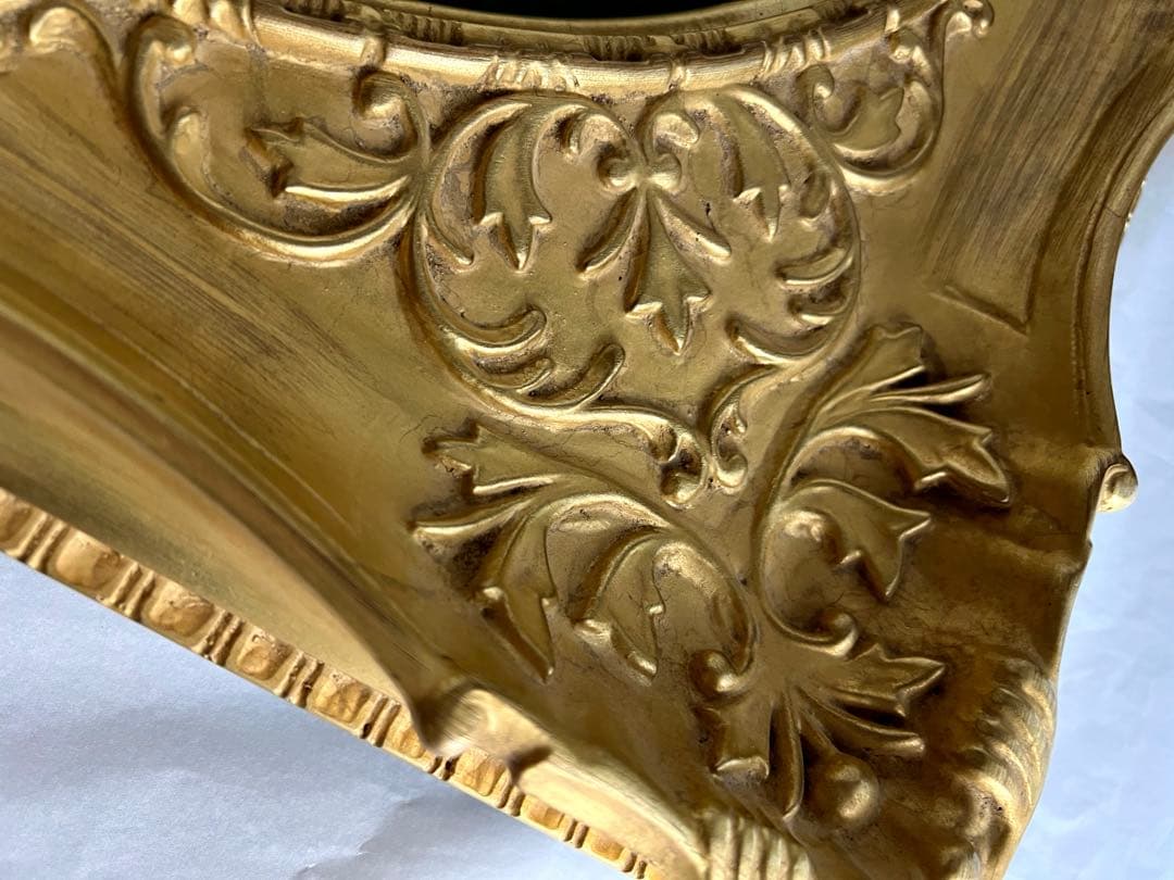 アンティーク額縁　楕円　油彩額 F8 額縁　キャンバス　パネル