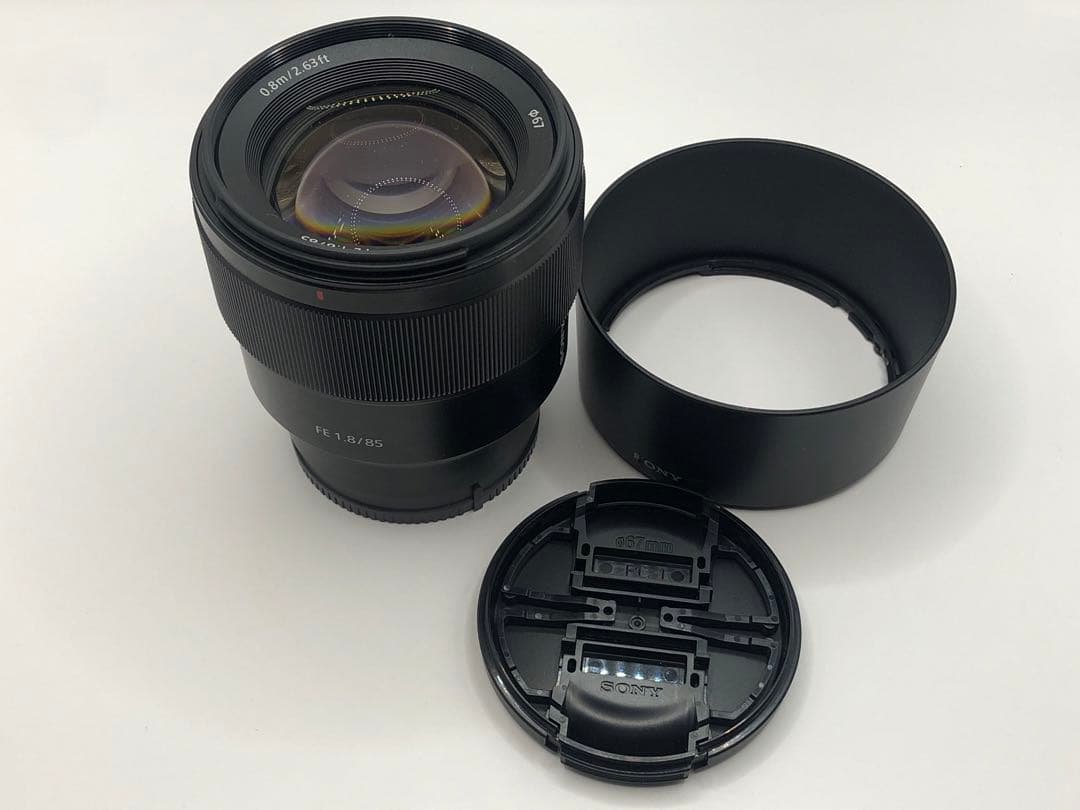 【美品】SONY FE 85mm F1.8 単焦点レンズ 本体