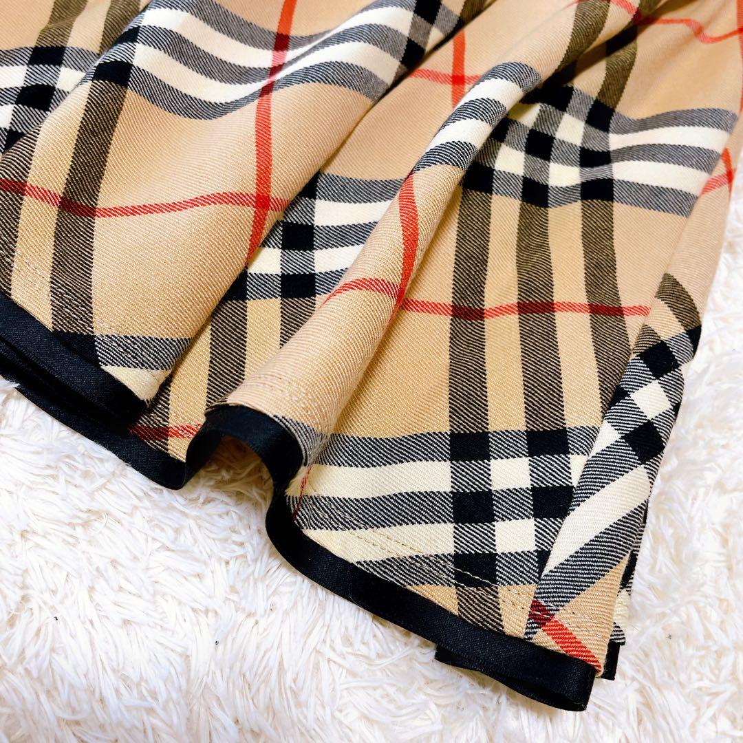 りす♦️バーバリー ブルーレーベル ノバチェック フレアスカート