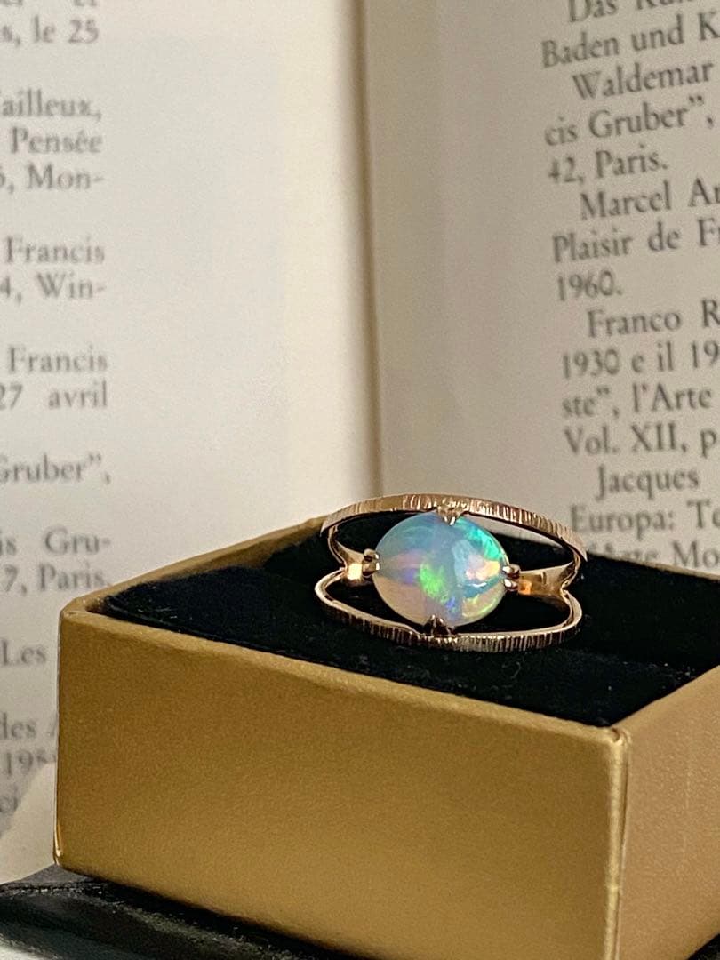 ♡理楽♡　オーダー　オパールデザインリング