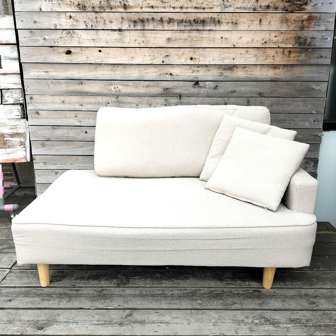 M♦まるかん　送料込　カウチソファ　オットマンセット