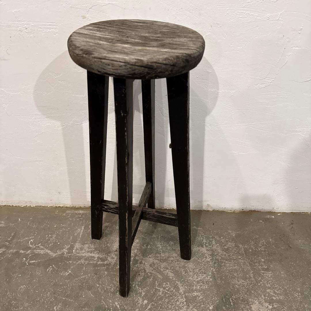 ヴィンテージ　バースツール　ペイント　ハイチェア　1