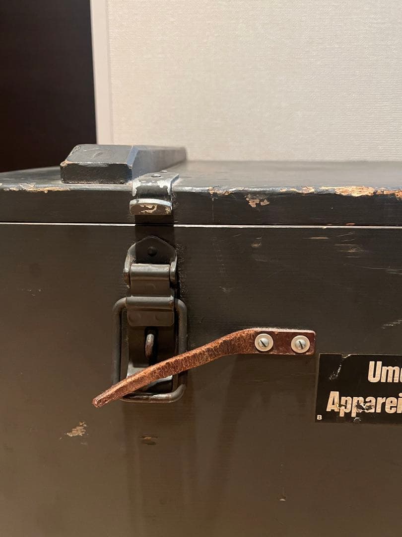 ミリタリーボックス　アウトドア　軍ものスイス軍　60年代60s 実物ミリタリー