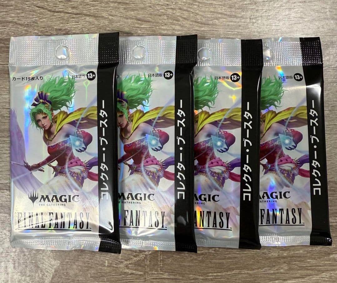 MTG　ファイナルファンタジー　コレクターブースター　日本語版　4パック　未開封
