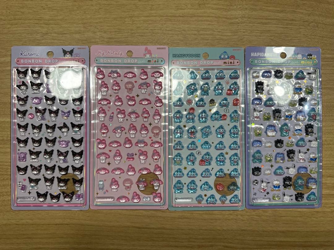 【正規品 】ボンボンドロップシール サンリオ mini 【新品未開封】コンプ