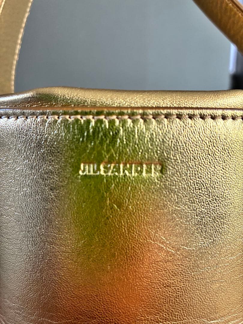 JIL SANDER バケツバッグ ジルサンダー ゴールド2way