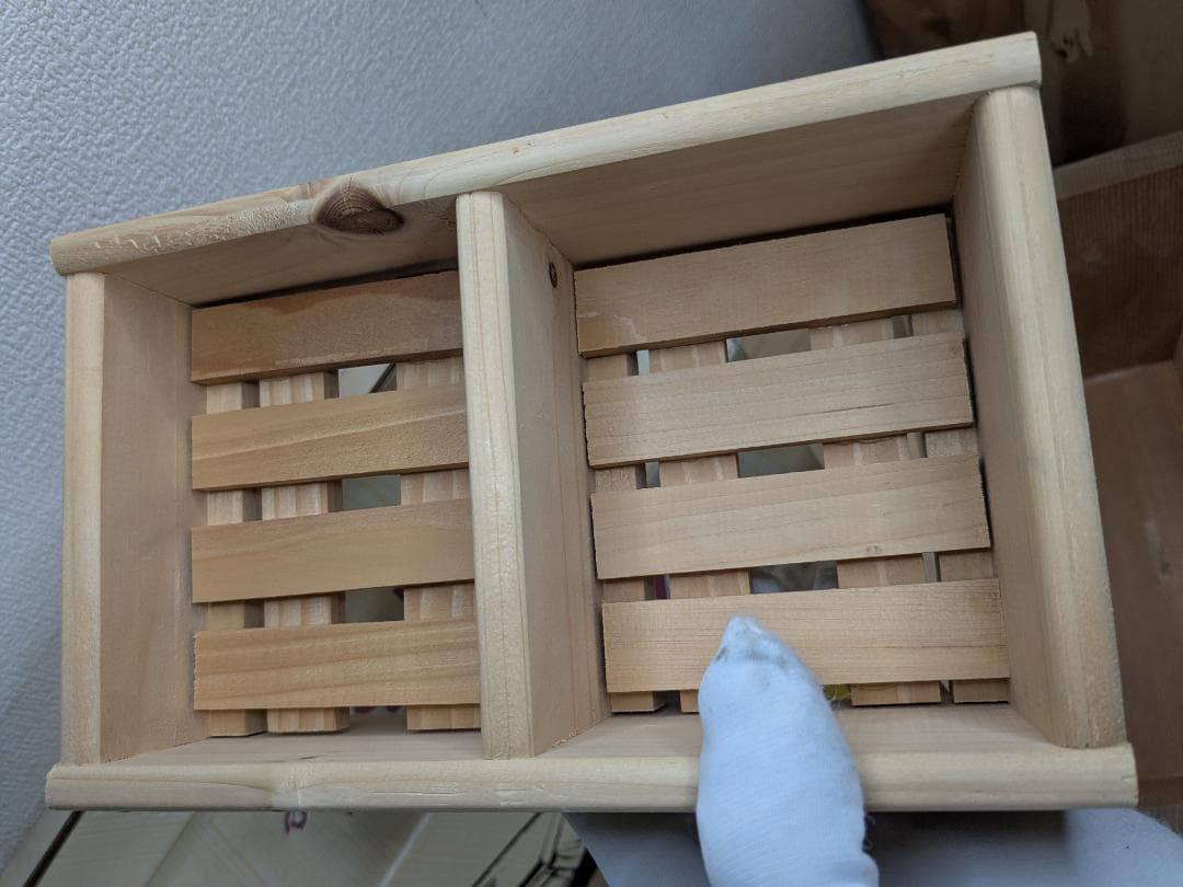 北海道産えぞ松材　お風呂屋さん3点セット　桶　椅子　未使用　M.P.M