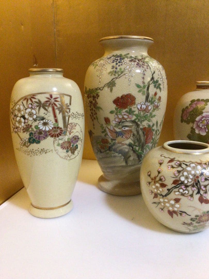 薩摩花瓶４個セット