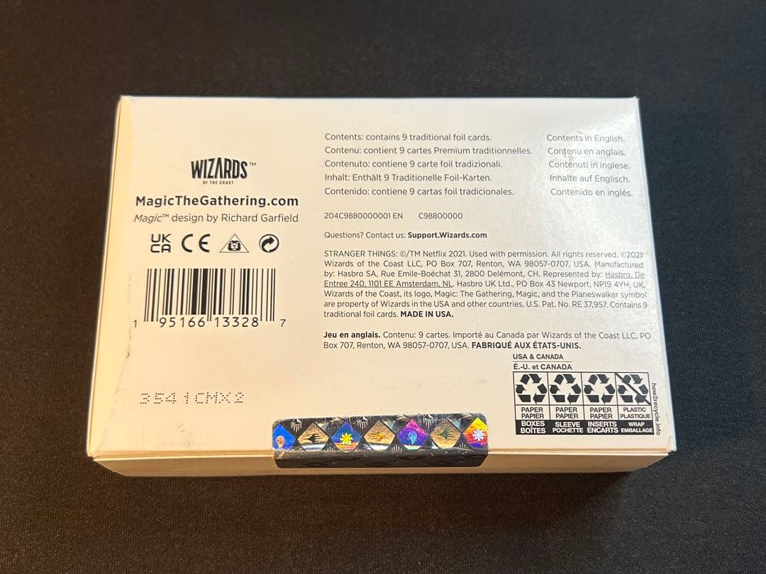 MTG【未開封BOX】SECRET LAIR X STRANGER THINGS
