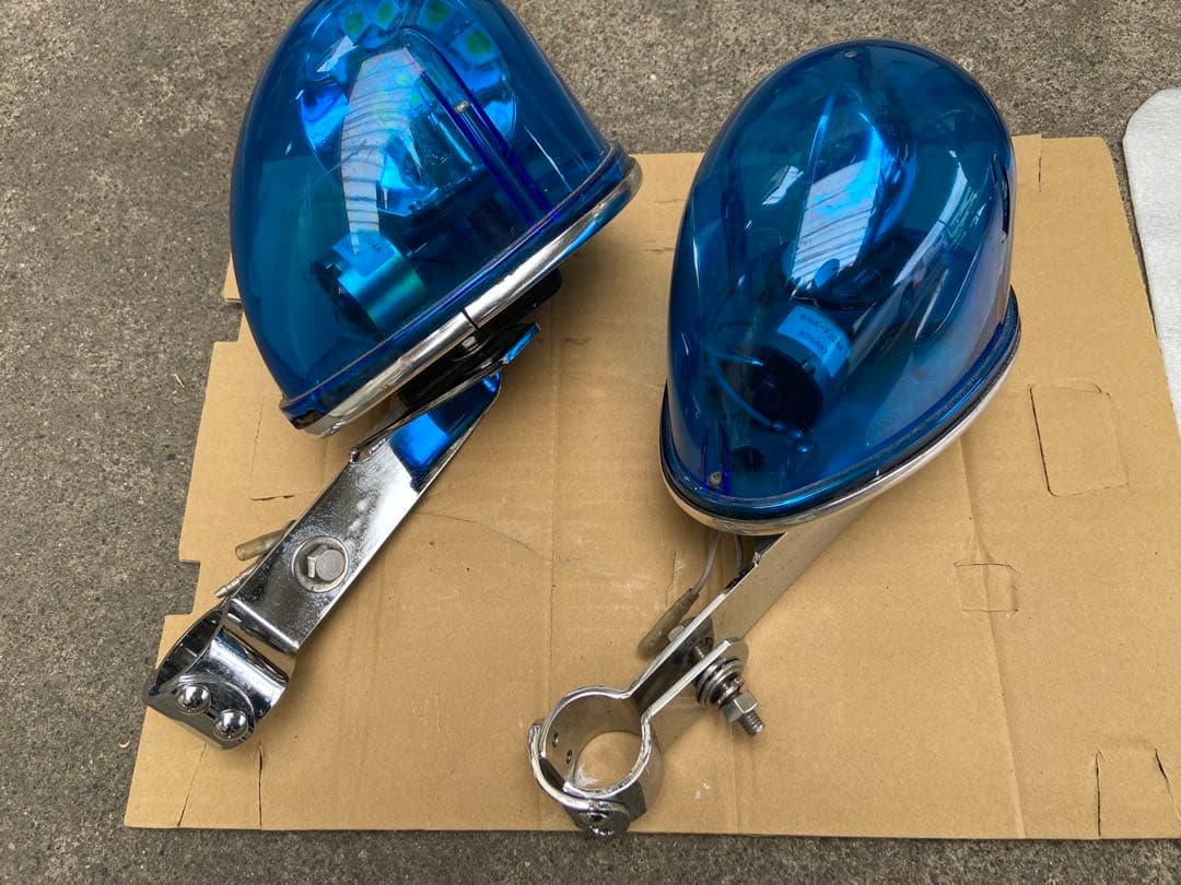 LED回転灯 青 中古