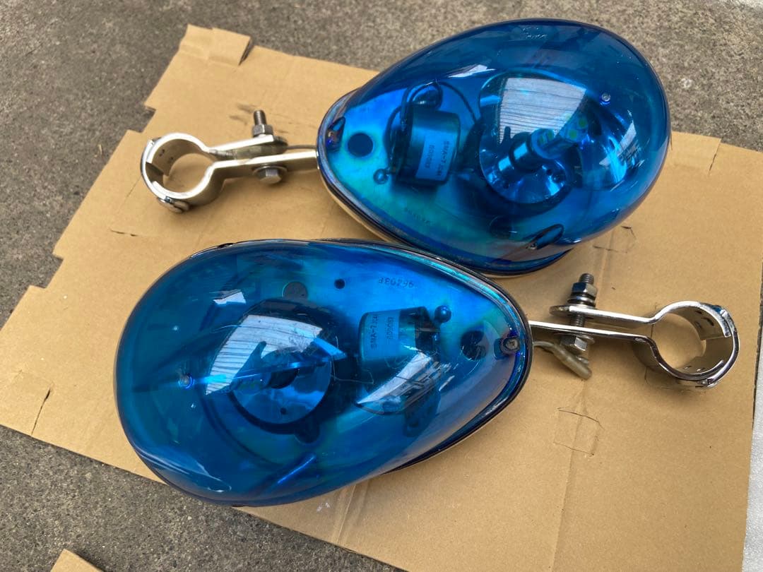 LED回転灯 青 中古