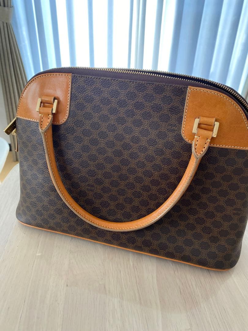 CELINE ダークブラウン ハンドバッグ