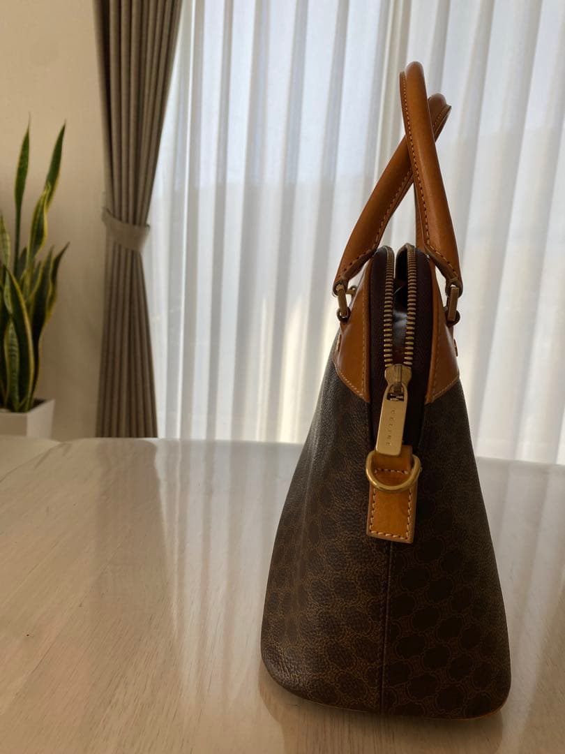 CELINE ダークブラウン ハンドバッグ