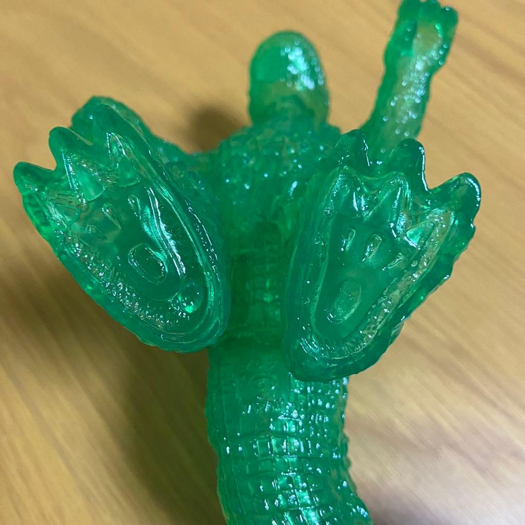 ポピー キングザウルス ゴジラ クリアー緑成型 ソフビ 5450