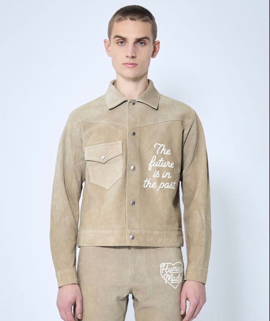 定価14万　human made ヒューマンメイド　スエード　ジャケットnigo