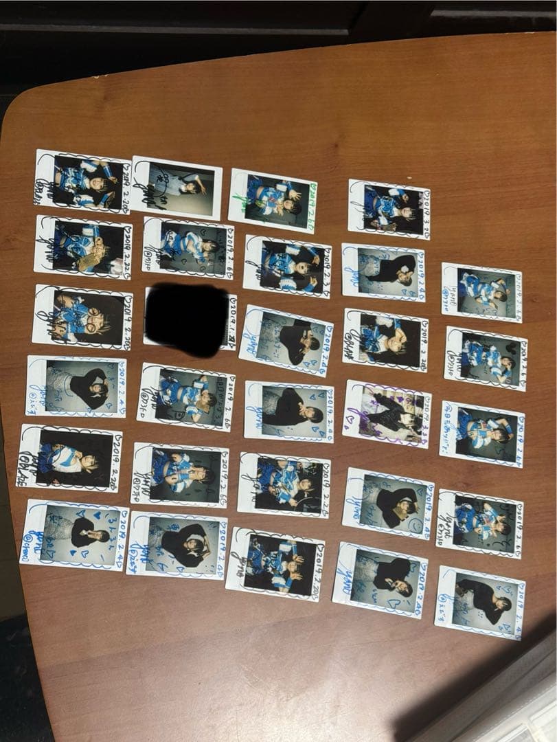 Kk　渡辺あやの(わたげ) Chula時代のサイン入りチェキ　合計28枚