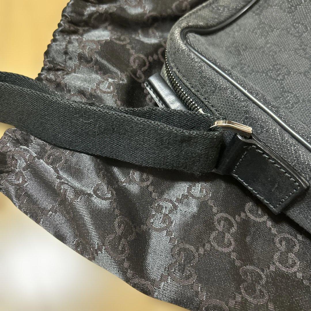 【GUCCI 】値下げ中！美品ブラック ショルダーバッグ