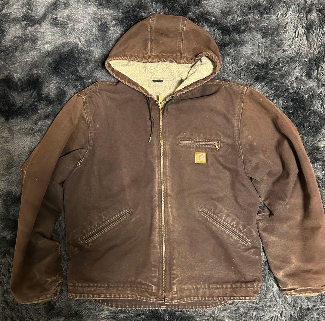 Carhartt アクティブジャケット ブラックグレー ダック地 古着