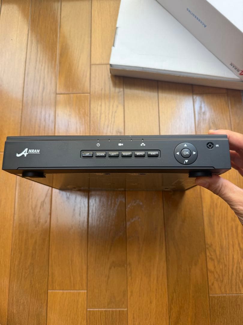 防犯カメラセット(200万画素）POE給電 屋外型　ANRAN防犯カメラ4台