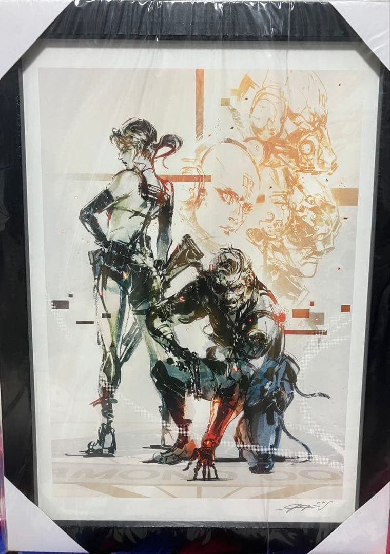 L GEAR SOLID 5 一番くじラストワン賞 描き下ろし複製原画