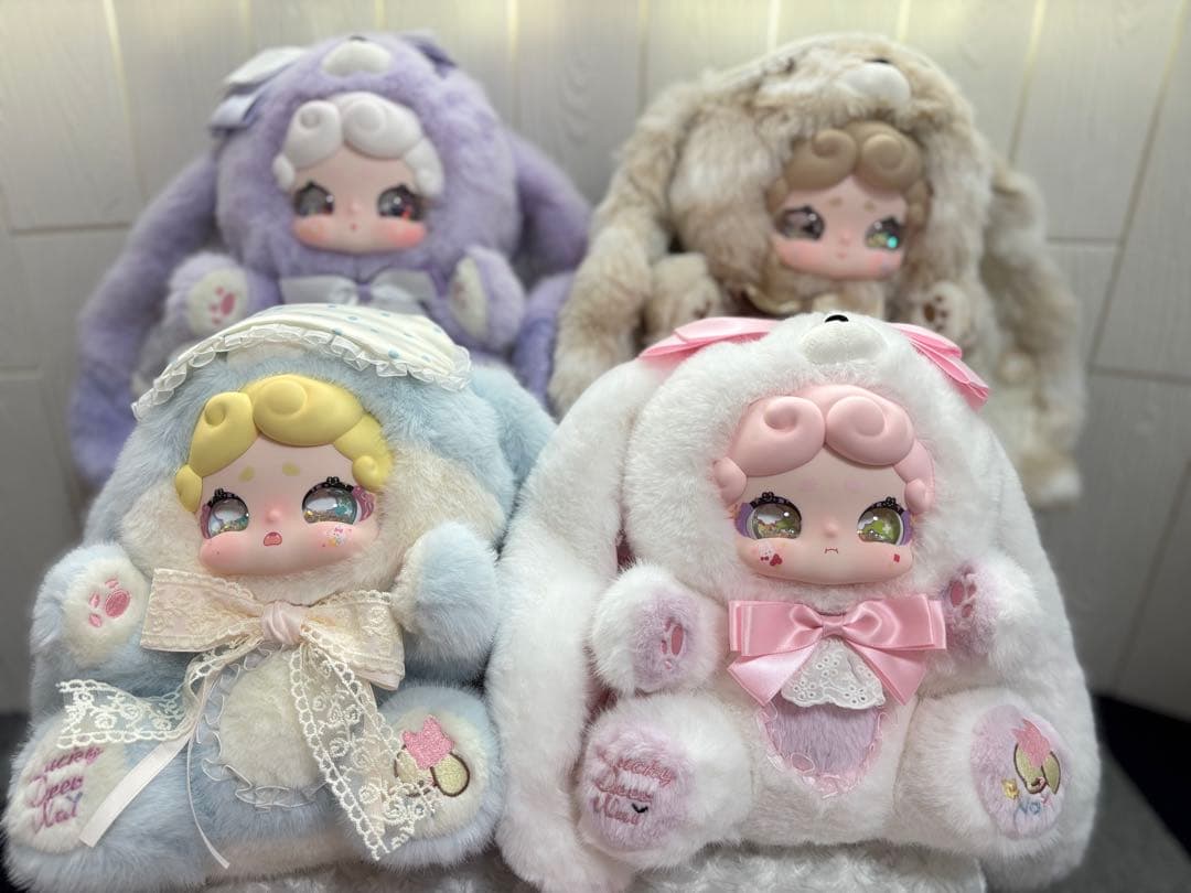 LuckyDeerNai おやすみウサギ600% マロンタルト（ライトブラウン）