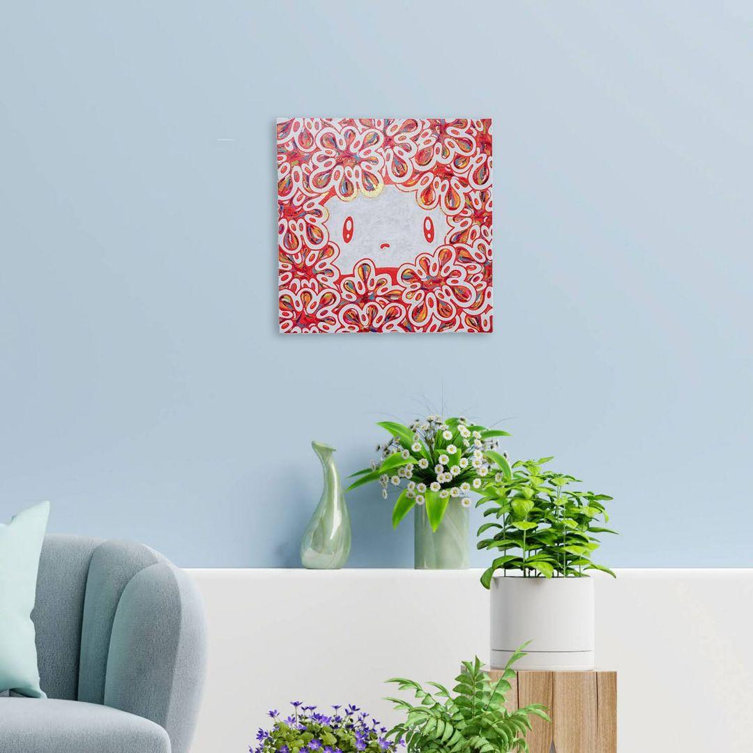 ★鈴木哲也★S4(333×333mm)アクリル原画1点物★送料無料#128