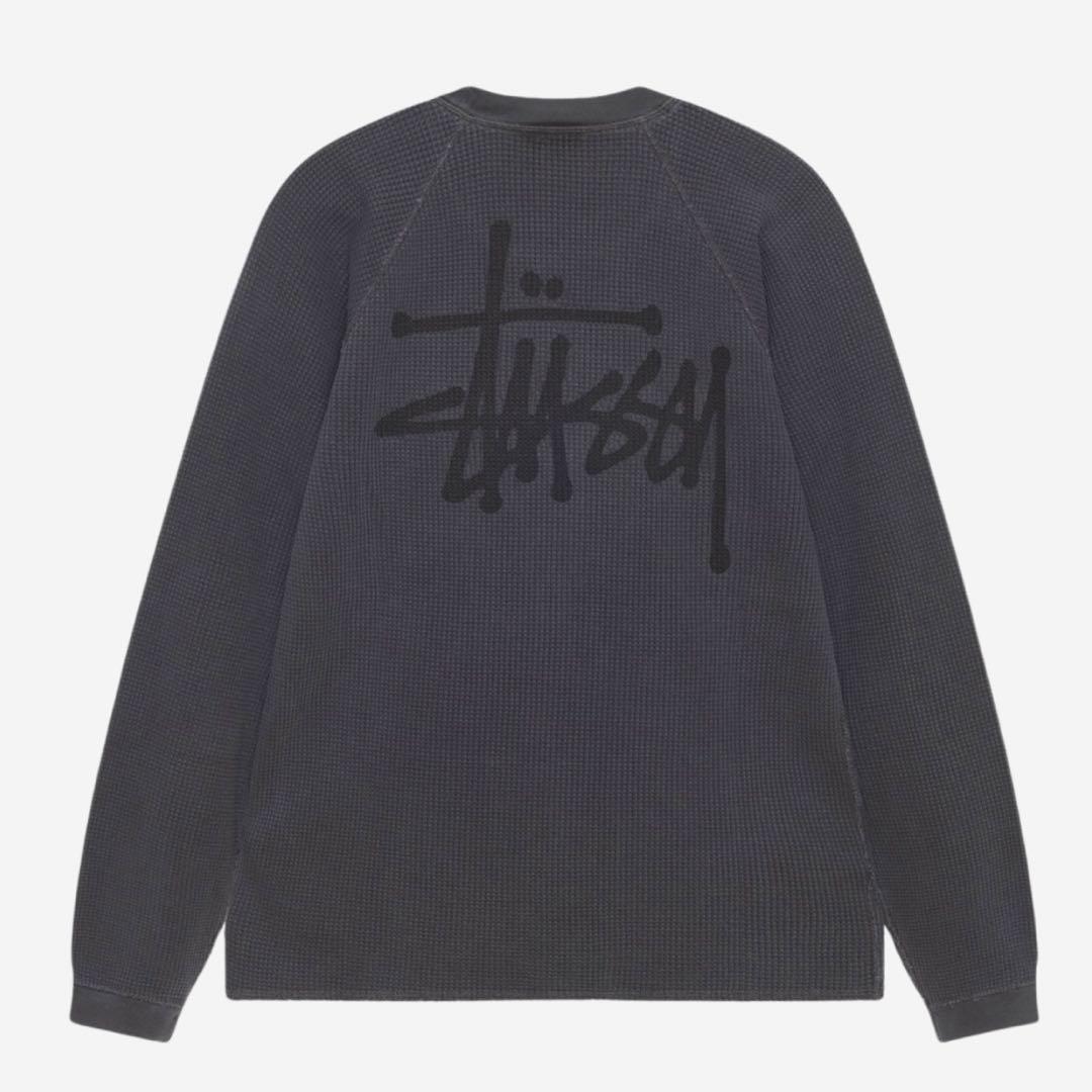 スケートボード M)Stussy Raglan Thermal LS Crew