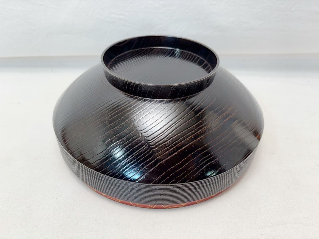 ほぼ未使用 茶道具 平安 昭斎作 即中斎好写し 独楽 喰籠 菓子器 共箱