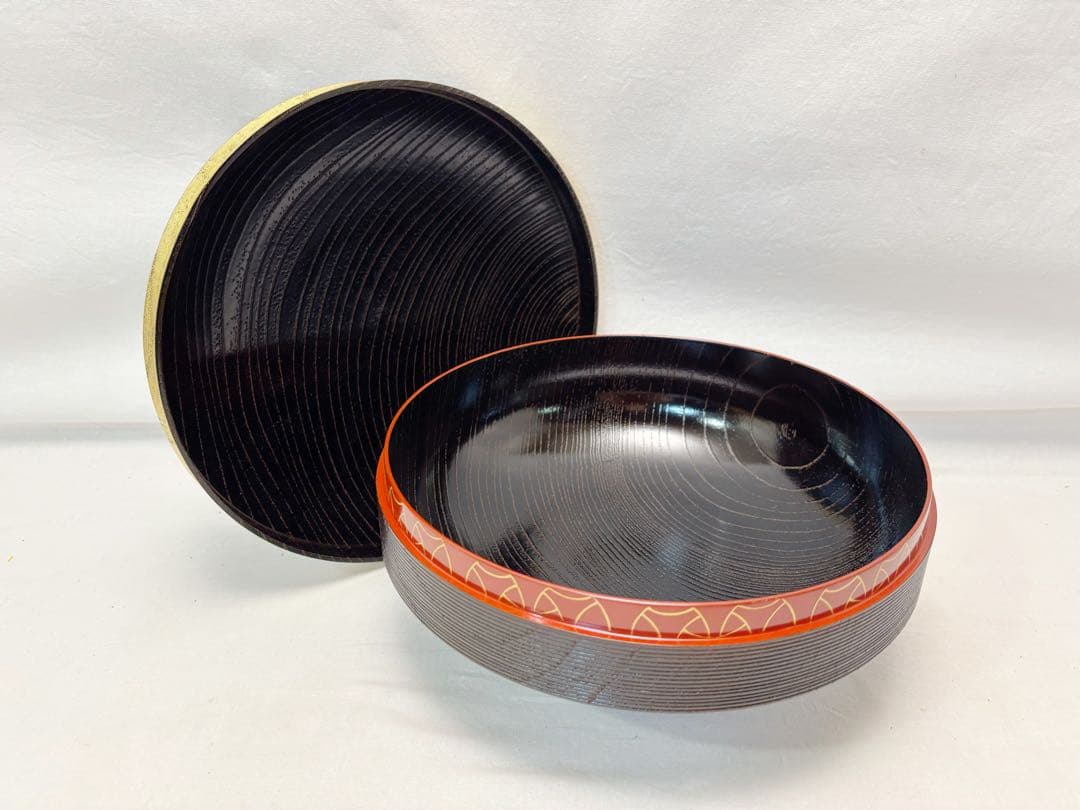 ほぼ未使用 茶道具 平安 昭斎作 即中斎好写し 独楽 喰籠 菓子器 共箱