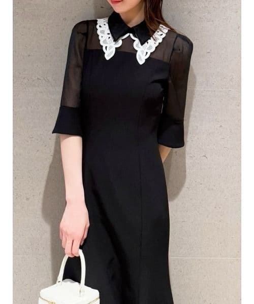 【miさま専用】スナイデル snidel ダブルカラーマーメイドドレス